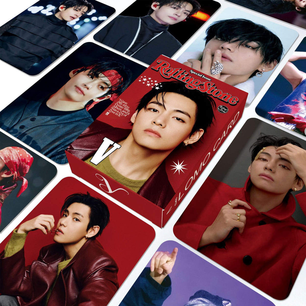 BTS Taehyung & Jungkook Photocard Set — 55 pcs Lomo Cards