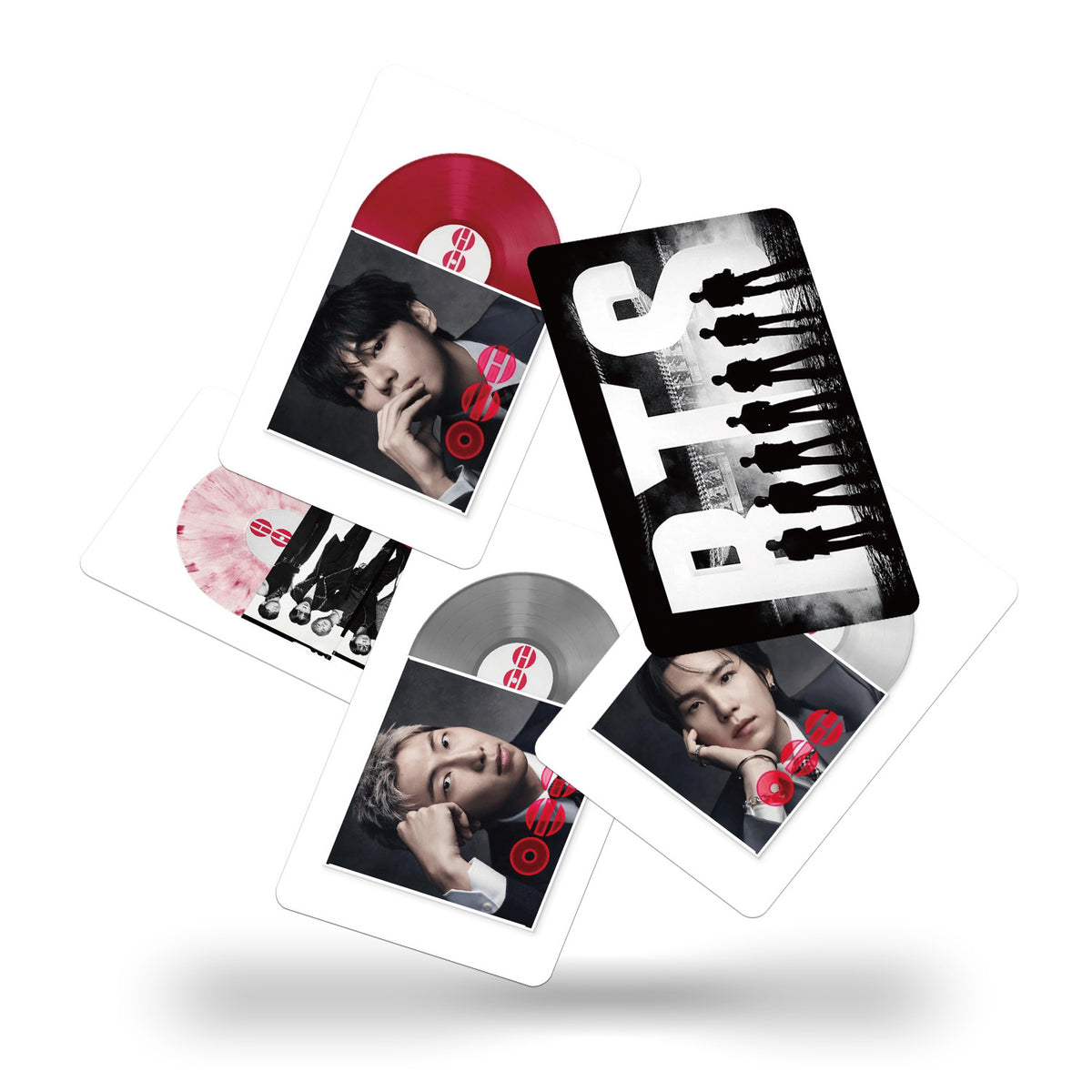 BTS Laser Photocard Set — 55 pcs Boxed Collection
