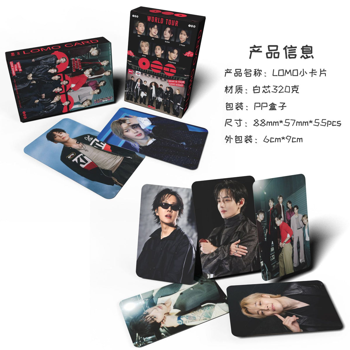 BTS ARIRANG Lomo Card Set 55 Pcs