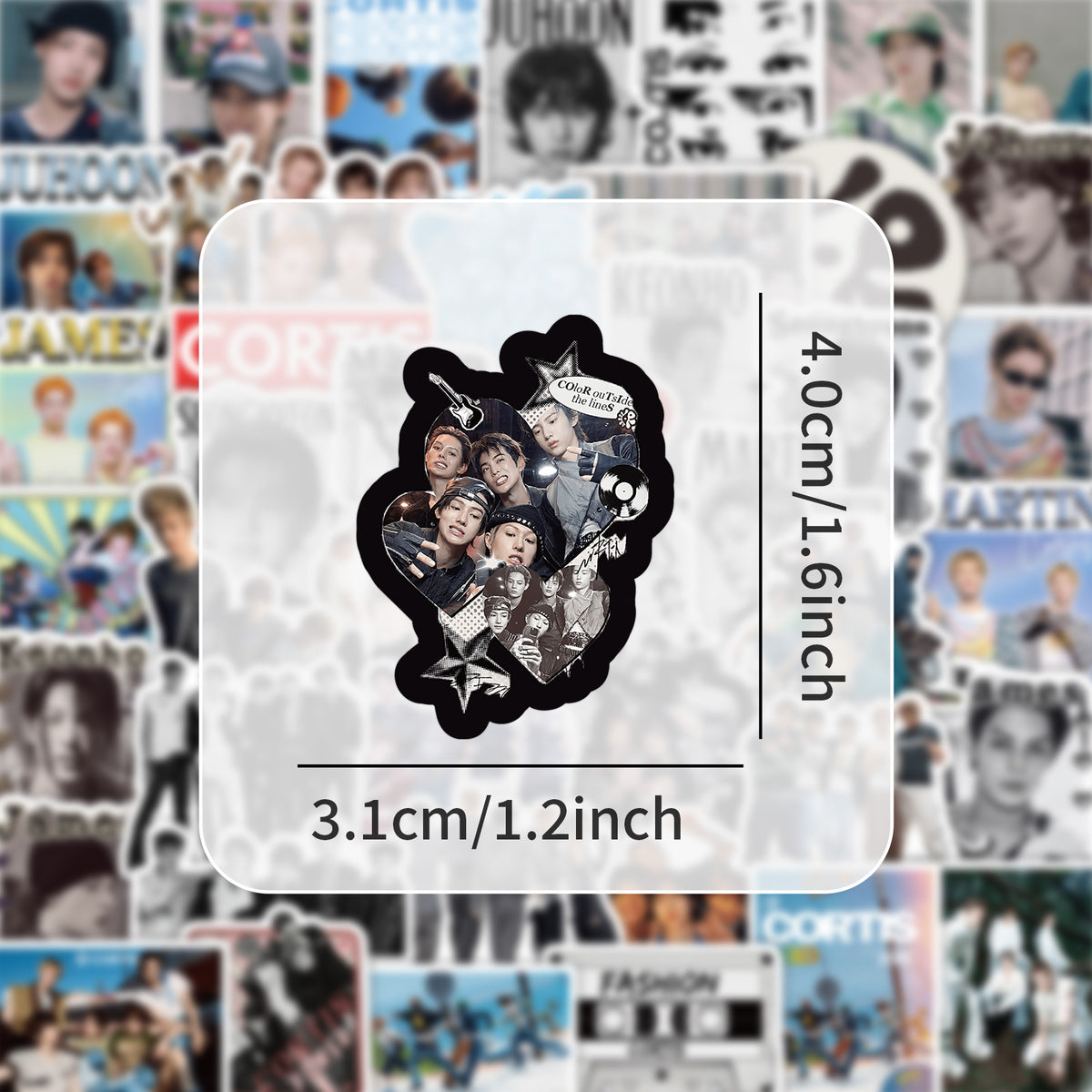 Cortis K-pop Sticker Pack (50 pcs)