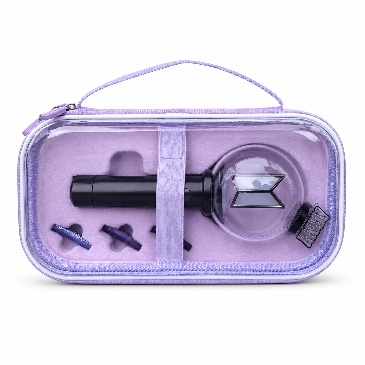 BTS Light Stick Carrying Case | Purple Protective Storage Box
